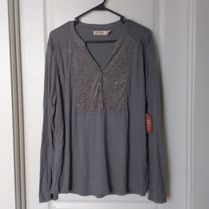 Grey Long Sleeved Shirt